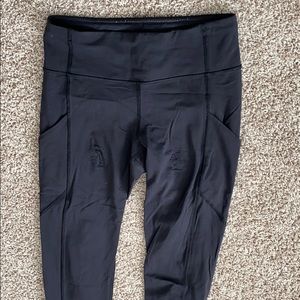 Well worn Lululemon leggings